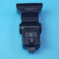 Vivitar Auto Thyristor 283 Flash for Canon Nikon Pentax Minolta Camera Untested