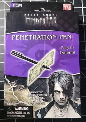 CRISS ANGEL Mindfreak Magic Trick 2010 Magician's Penetration Pen AS SEEN ON TV