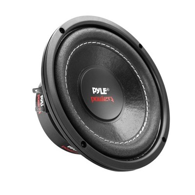 Pyle PLPW 6D 6 Zoll 600 W Dual 4 Ohm Auto Audio Bass Lautsprecher 6,5 Zoll, schwarz