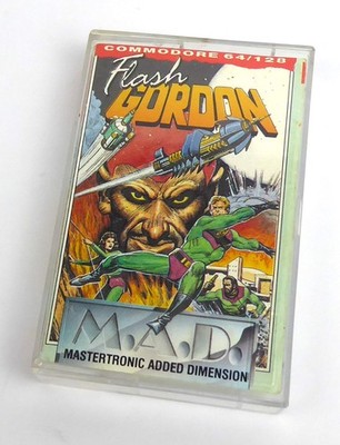 Commodore 64 C64 Spiel --  FLASH GORDON (Mastertronic) -- Tape