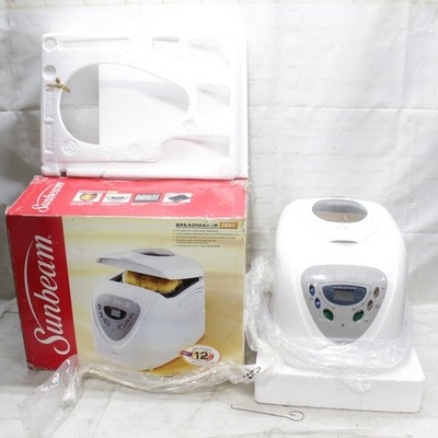 NEW Sunbeam 5891 Programmable Bread Maker Machine 12 Bake Functions 2lb Capacity