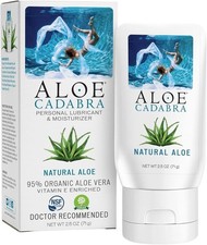 Aloe Cadabra Natural Water Based Personal Lube, Organic Lubricant for Her, Him