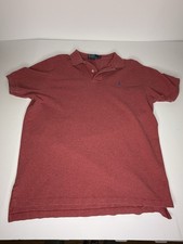 Polo Ralph Lauren Men's Classic Short Sleeve Polo Shirt In Red Heather Size XL