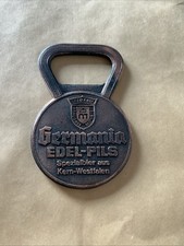 alter Flaschen&ouml;ffner Kupferfarben  Germania Brauerei  Edel Pils M&uuml;nster