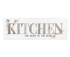Kitchen The Heart Of The Home Rustic Wood Wall Sign 6x18