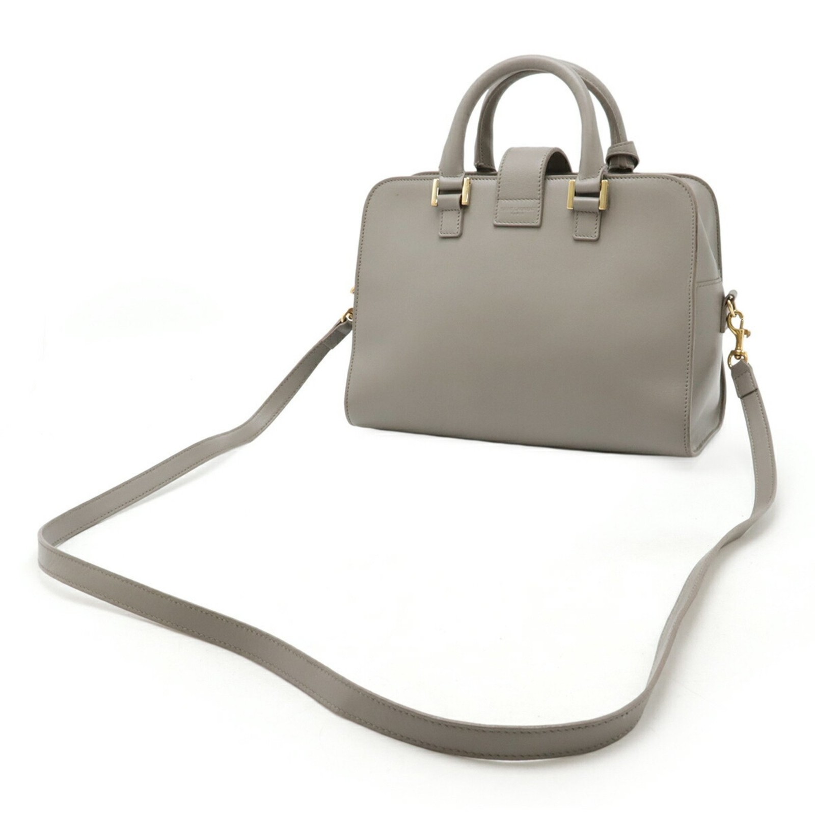 SAINT LAURENT PARIS YSL Yves Saint Laurent Baby Cabas borsa a mano shou... GZl1agi7