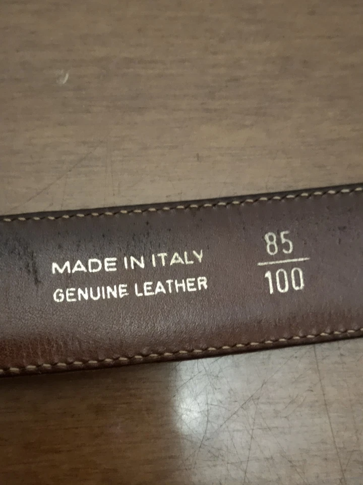 Cintura in pelle vintage Frank & Daniel Bridle leather english... - Imagen 4 de 4