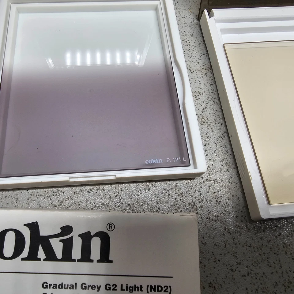 Cokin P Series Filter Lot – P021, P026, P230, P121L – Grad ND, Warm, Blue, Skyli - Image 4 of 4