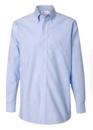 VANS Camicia Oxford VAN HEU blu chiaro uomo 3XL antirughe antimacchia pinpoint