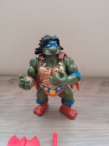 VTG 1994 TMNT Savage Leo Ninja Turtles Warriors Of The Forgotten Sewer Figure - Picture 2 of 17