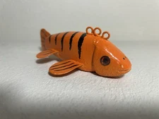 Handcrafted And Painted 5 ” Tiger Perch Spearing Decoy