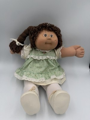 Cabbage Patch Kids Doll Head Mold #8 Red Signature Stamp Original Outfit 1985