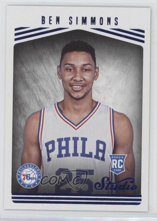 2016-17 Panini Studio Studio Edition Ben Simmons #184 0q0
