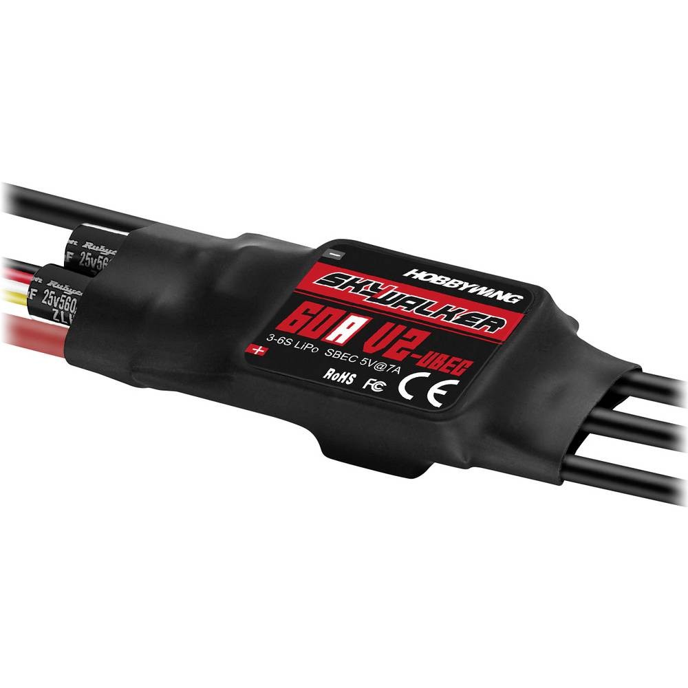 Régulateur Hobbywing Skywalker V2 60A pour éviter la surchauffe