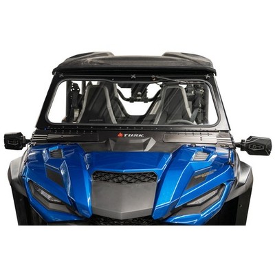 Tusk Folding Glass Windshield W/ Wiper for YAMAHA WOLVERINE RMAX2 RMAX4 1000