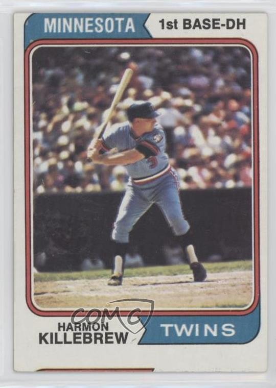 1974 Topps #400 Harmon Killebrew HOF Baseball Card Vintage Collectible