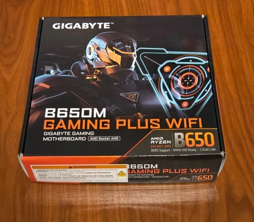 GIGABYTE B650M GAMING PLUS WIFI AM5 Bluetooth 5.4 Micro-ATX Motherboard