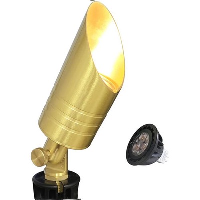 SPB04 Cast Brass Spotlight | Lamp Ready 12V Low Voltage Lights
