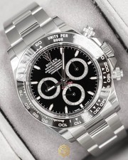 Rolex 126500LN Daytona Ceramic Black Dial 40mm 2025 Full Set Watch