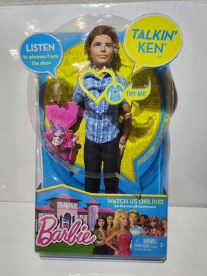 Talking Ken  Doll Barbie Mattel Life In The Dreamhouse NIB