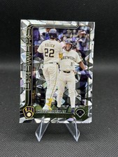 Christian Yelich, Jackson Chourio DIamante 2025 Topps #US233 Milwaukee Brewers