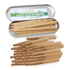 Scotte 40 Pre Rolled Cones 1 1/4 Size Organic 40 Count (Pack of 1), Light