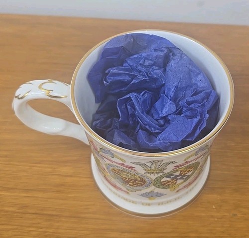 👑Coalport Commemorative Royal Mug – 1981 Wedding of Charles & Diana –UK Royal👑 - Foto 5 di 7
