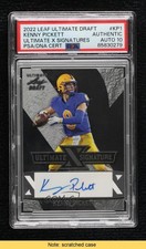 2022 Leaf Ultimate Draft X Signatures Kenny Pickett PSA Authentic Auto READ 13u1