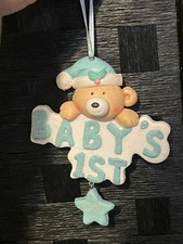  8 Baby's Boy 1st Christmas Resin Ornament Holiday YOU CAN PERSONALIZE
