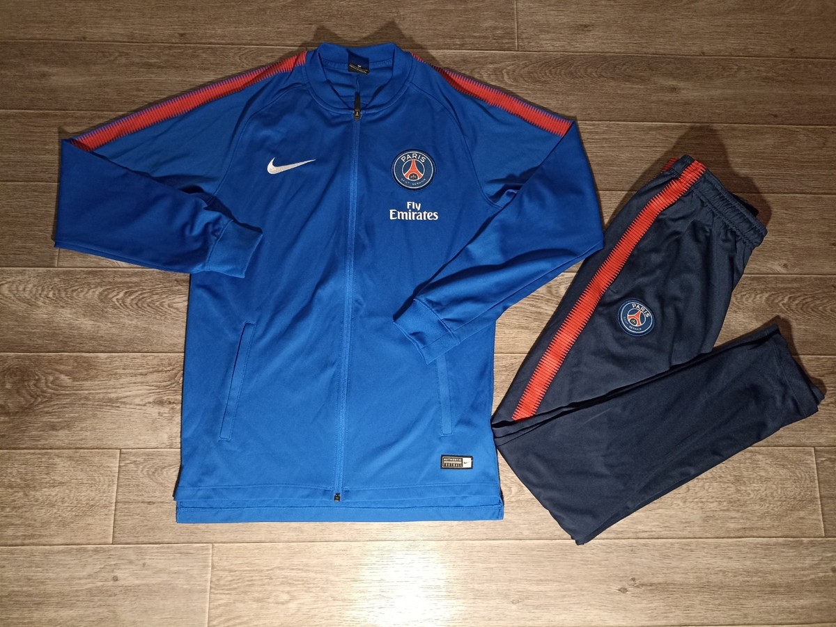 Paris Saint-Germain FC PSG nike 2017/18 men's soccer tracksuit