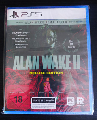 Epic Games Alan Wake II Deluxe Edition PS5 New & Sealed
