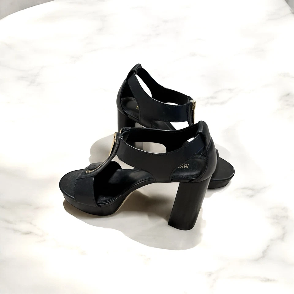 Michael Kors Mujer Berkley 4" Sandalia Media Mocasín, Negro, Talla (6M) Nuevo Sin Caja Foto 4 de 4