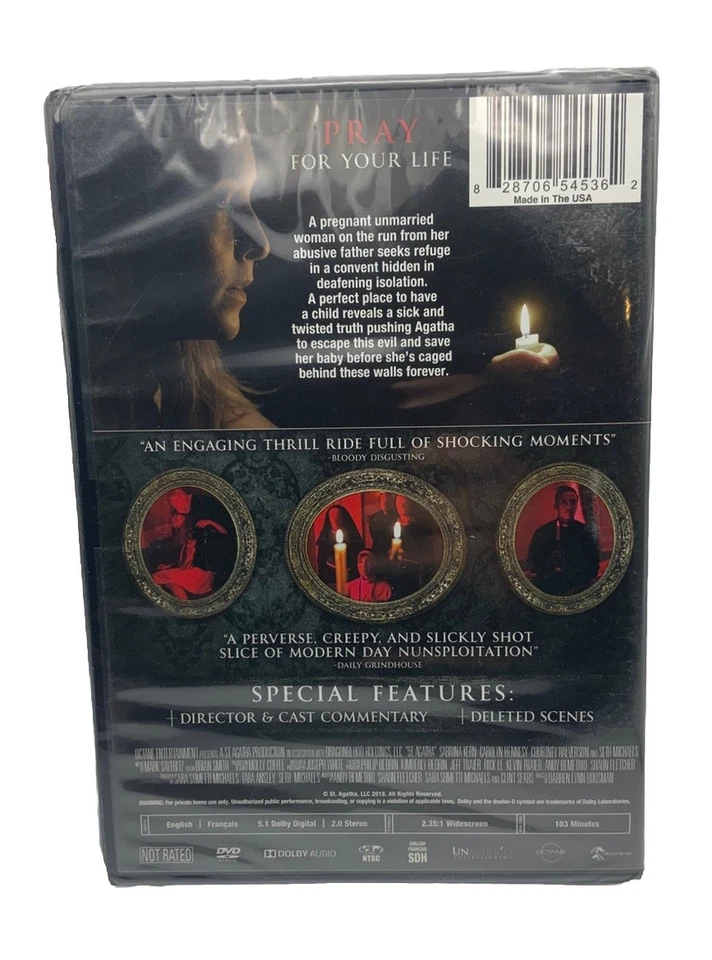 Horror Movie St. Agatha (2018, DVD) From Director Of Saw 2, 3, And 4; Brand New - Image 2 of 4