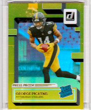 2024 Panini Donruss George Pickens Rated Rookie Press Proof Premium Gold #323 RC