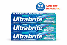 Ultra Brite Whitening Toothpaste Baking Soda Peroxide Cool Mint 6oz 3 Pack 1.10 per gallon