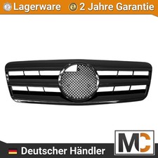 Frontgrill Gitter Grill schwarz glänzend passt für Mercedes CLK W208 ab 97-03 Frontgrill Gitter Grill schwarz glänzend passt für Mercedes CLK W208 ab 97-03