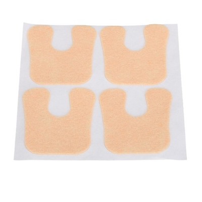 48x U Shaped Felt Callus Pads Prevent Rubbing Relieve Pressure Self Adhesive SET