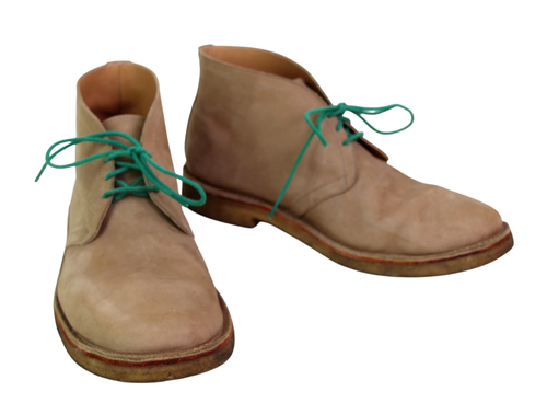 Carreducker London BEIGE LEDER VELOURSLEDER SCHNÜRSTIEFELETTEN HERRENSCHUHE Größe 9 - Bild 1 von 13