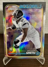 2024 Topps Chrome Rookies Maason Smith #267 Refractor (RC) Jacksonville Jaguars