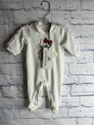 Monnalisa Baby Toddler Onesee Hello Kitty 1M New Rare Piece Girls Read Fast Ship