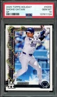 2025 Topps Holiday #H200 Shohei Ohtani Candy Cane SP PSA 10 GEM MT Dodgers
