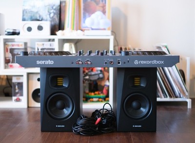 Pioneer DDJ-FLX6 DJ Controller + ADAM Audio T5V Studio Monitors (Pair)   Gently 