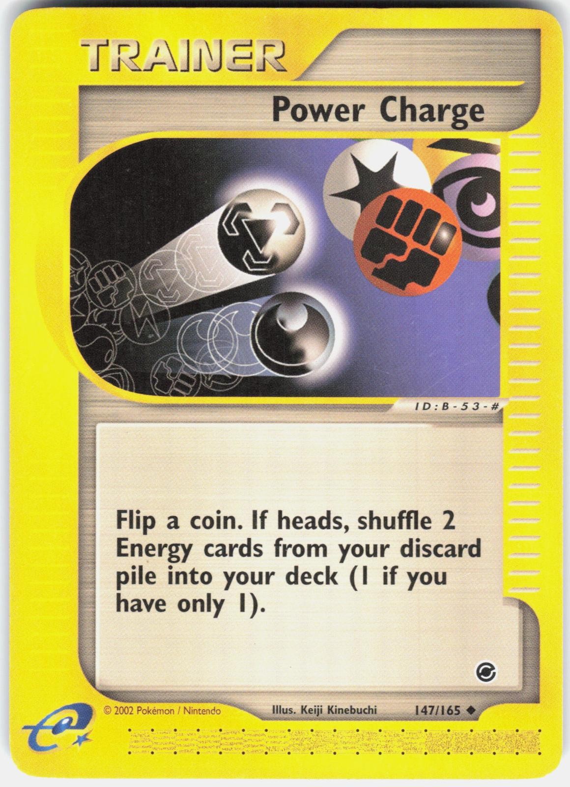 Pokemon Power Charge 147/165 Expedition Base Set MP