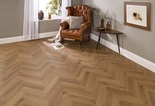 HERRINGBONE LVT.COMMERCIAL 2.5mm 0.55mm. LARGE VINYL FLOORING.GLUE DOWN ”SAMPLE”