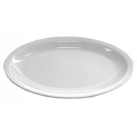 Servierteller Saturnia Rom Oval Weiß 36 Cm