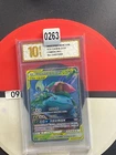 Pokémon TCG S-Chinese S&M Celebi & Venusaur GX CSM2bC 001 RR Holo Grade 10