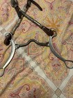 western show headstall with classic equine bit — photo 3
