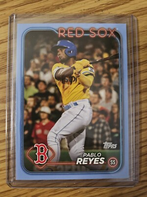Pablo Reyes Fathers Day Powder Blue 2024 Topps Series 2 #594 Red Sox 5/50