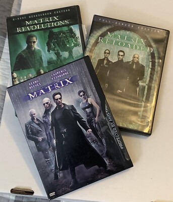 THE MATRIX - Hand-Collated Trilogy ORIGINAL RELEASES - Reloaded/Revolutions  