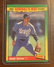 1988 Fleer Baseball's Best Sluggers vs Pitchers Box Set Kevin Seitzer #38